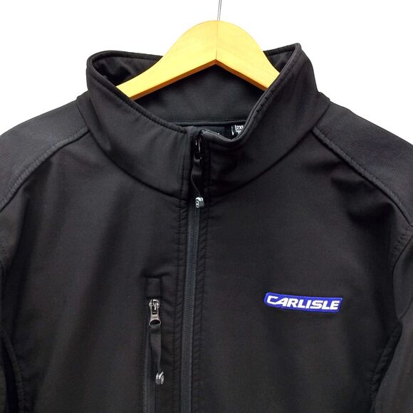 Reebok Jacket Mens 2XL Black Full Zip Playshield Soft Shell Performance Stretch - Picture 3 of 15